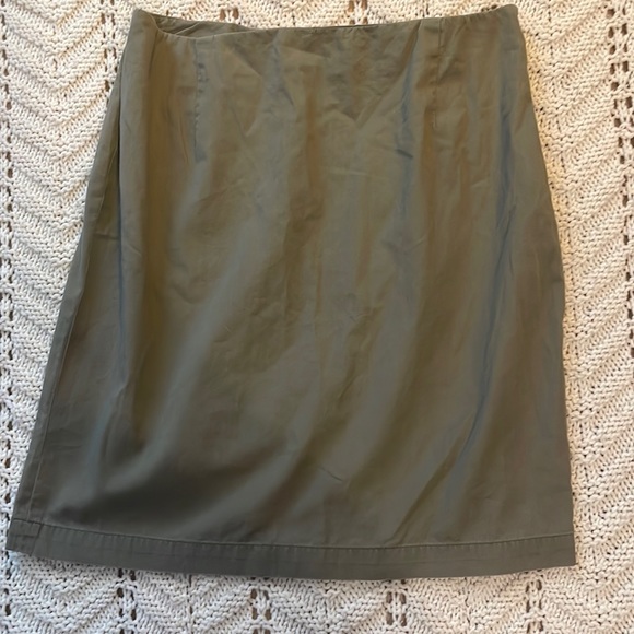 Ralph Lauren skirt short olive green 6 - Picture 5 of 13